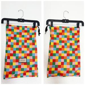 GUCCI Dust Bag Travel Storage Handbag Shoe Boot Bag Checker 18” X 11.5”